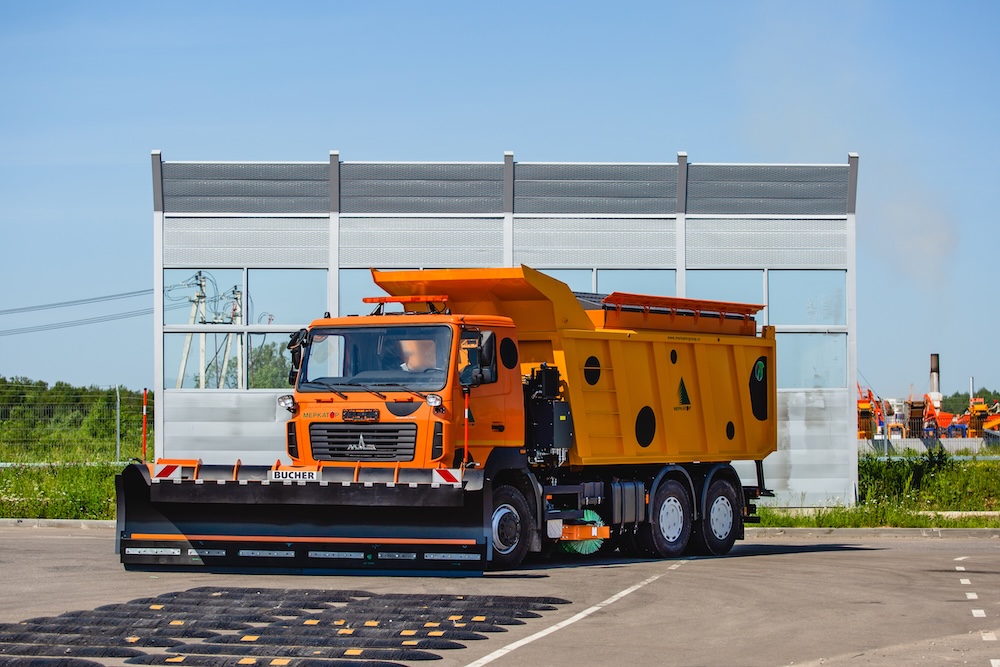 ЭД600АМЗ на базе самосвала МАЗ 65012J-570-060 (6х4)