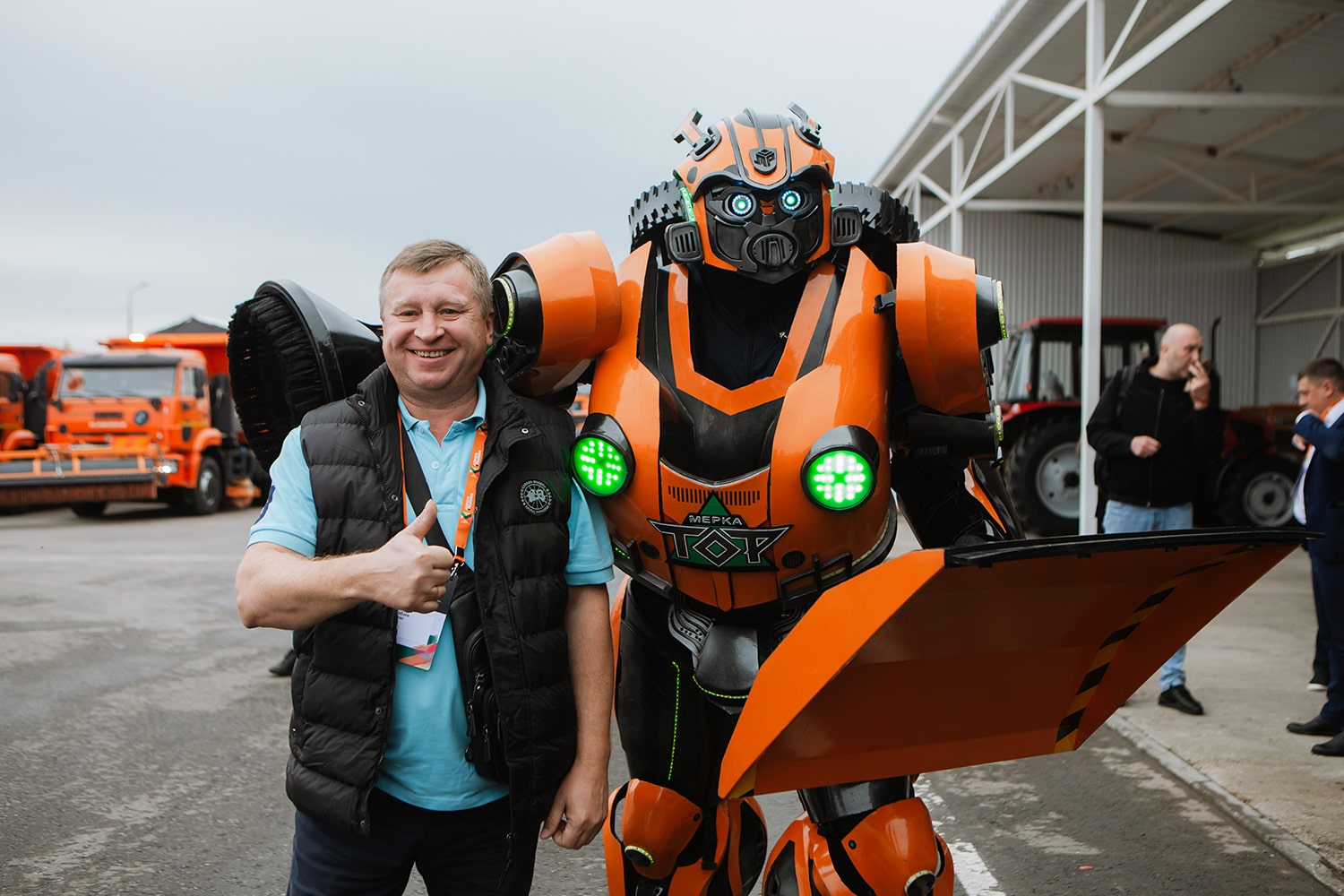 Робот Меркатор на стратегической встрече профессионалов дорожно-коммунальной отрасли в Калуге