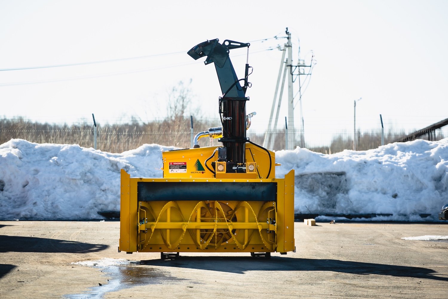 Фрезерно-роторный снегоочиститель РС 400